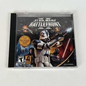 Star Wars: Battlefront II Jewel Case (PC, 2010) Computer Video Game